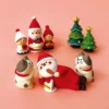 2025 Weihnachts-Ornamente aus Kunstharz, Katzen-Sammlerstück, Weihnachts-Miniaturfiguren, Weihnachtsbaumschmuck für Katzenliebhaber, Geschenke, Basteln 4