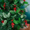 8/2m künstliche Stechpalmen blatt Rebe rote Beeren Weihnachts stern Blume Weihnachten Rattan Indoor Party Weihnachts baum Kranz Dekoration 3