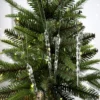 24pc Kristall Klar Weihnachten Baum Ornamente Eiszapfen Dekorationen Weihnachten Baum Hängen Anhänger Winter Party Neue Jahr Decor Liefert 2