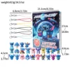 30 Teile/satz Anime Lilo & Stitch Figur Halloween Weihnachten Advent Kalender Box Kawaii Stich Figur Action Modell Spielzeug Urlaub Geschenk 5