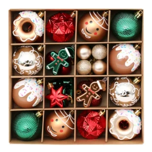 42PCS 6CM Weihnachten Kugeln Ornamente Weihnachten Baum Hängen Anhänger Home Party Weihnachten Baum Dekoration Neue Jahr Geschenke Navidad
