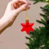 42 Stück 6 cm Weihnachtskugel-Ornamente aus Kunststoff, Weihnachtsschmuck, Festival-Anhängerbehänge für Weihnachtsbaum, Urlaub, Hochzeit, Party 4