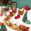 Zakka Figuren Weihnachten Janpese Kreative Exquisite Matte Weihnachten Harz Kleine Dekoration Schwan Puff Ukulele Schlitten Sofa Rentier 4