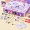 Sanrio Hello Kitty Kuromi Anime Weihnachtskalender Advent Figuren Halloween Countdown Diy handgemachte Spielzeuge Geschenk für Kinder Spielzeug 6