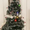 10/2 m Weihnachten Band Girlande Licht String Grün Weiß Cane Lametta Bänder Weihnachten Baum Hängen Pendent Kranz Dekor nachtlicht 6