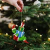 2/3 Set Acryl Grinch Weihnachtsbaumschmuck Grüne Puppenanhänger Weihnachtsbaumdekoration für drinnen/zuhause/party/geschenk 5