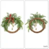 Weihnachts kranz Bauernhaus Boho Girlande Glocke Girlande Tür hängen Weihnachts baum Ornamente hängen Ornamente Weihnachten 6