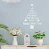1pc Frohe Weihnachten Fenster Wanda uf kleber Neujahr kreative Abziehbilder wasserdicht Segen Weihnachts baum Haushalt Dekoration Aufkleber 5