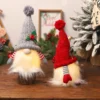 1 ~ 4 stücke 2025 Weihnachten Puppe Elf Gestrickte Gnome mit Led Nachtlicht Weihnachten Dekorationen für Zuhause Weihnachten navidad Neue Jahr 2025 Geschenk 3