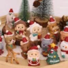 Weihnachtsdekorationen, Schreibtischzubehör, süßer Weihnachtsmann, Weihnachtsbaumschmuck, Party, Foto-Requisiten, Weihnachtsfiguren 5