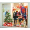 Weihnachten Aufkleber Fenster Aufkleber große Santa Schneeflocke haften DIY Wandt ür wieder verwendbare statische Aufkleber Aufkleber für Vitrine Party 5