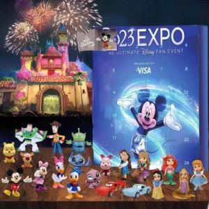 Neue Weihnachten Disney Adventskalender Überraschung Disney Mickey Minnie Stich Cartoon Zufällige Puppen Kinder Überraschung Geschenke Spielzeug