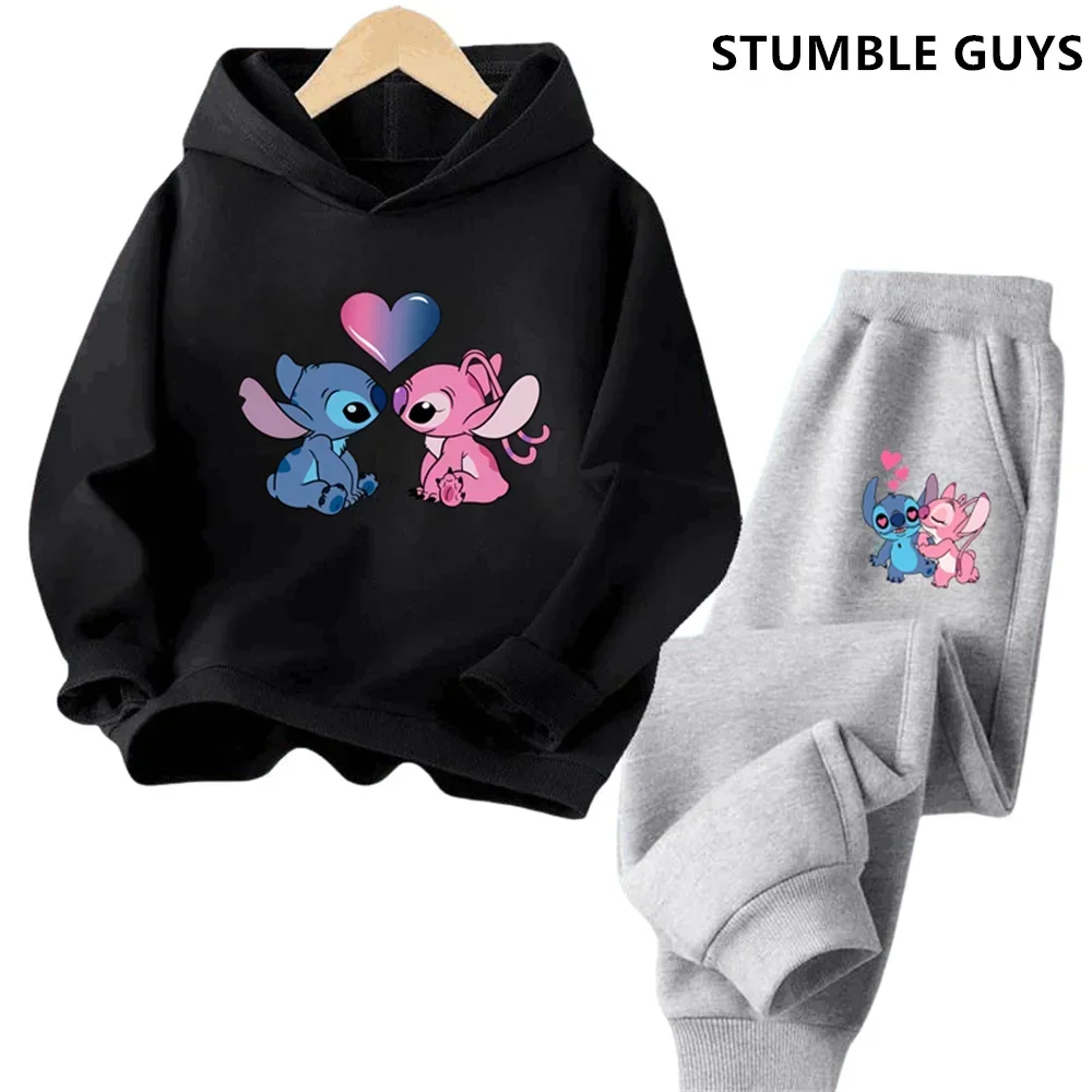 Kinder Stich Hoodies Frühling Herbst Mode Kinder Pullover Lange Ärmel Trucksuit Sweatshirts Druck Jungen Mädchen Stich Tops 5