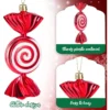 6-24PCS Weihnachten Lutscher Zuckerstange Anhänger Weihnachten Baum Hängende Kugel Ornamente Weihnachten Party Dekorationen für Neujahr geschenk 4