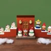 2025 Weihnachts-Ornamente aus Kunstharz, Katzen-Sammlerstück, Weihnachts-Miniaturfiguren, Weihnachtsbaumschmuck für Katzenliebhaber, Geschenke, Basteln 3