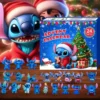 Lilo & Stitch Weihnachten Adventskalender Anime Neujahr Blind Box 24-Tage Countdown Überraschungsbox Kinderspielzeug Geschenk Guess Bag 1