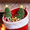 Weihnachten Neujahr Dekoration Nette Plüsch Avocado Anhänger Weihnachten Baum Puppe Home Party Festival Wohnzimmer Desktop Ornamente 5