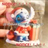 8 cm Kawaii Anime Lilo & Stitch Acryl Weihnachtsdekoration Stich Weihnachtsbaum Hause Hängende Autotasche Zubehör 2D planarer Druck 2