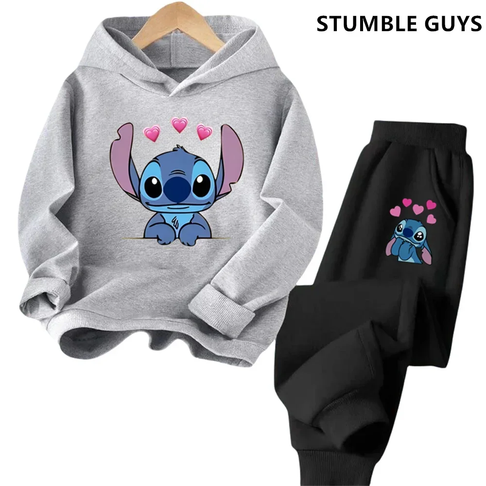 Aloha Stitch Sweatshirt Hoodies Mode Pullover Anime Hoody Cartoons Mädchen Junge Kinder Langarm Freizeitkleidung Stitch Trucksuit 6