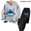 Disney Stitch Kinder Street Fashion Pullover Jungen Mädchen Tops Kinder Sport Trucks uit Pullover Outdoor Sport Sonic Hoodie 6