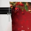 Weihnachten Schneeflocke Fenster Vorhänge Weihnachten Ornamente Nadelholz Kiefer Lametta Thema Schlafzimmer Wohnzimmer Dekorative Vorhänge 6
