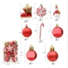 2025, Frohe Weihnachten Baum Dekoration Set Neujahr Anhänger Dekoration Weihnachten Ball Deko Für Baum Foto Requisiten Dekor Kit Liefert