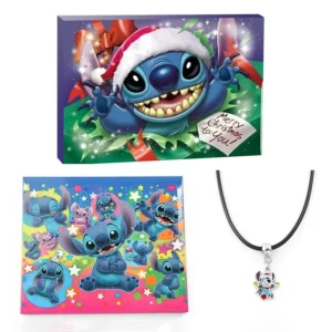 Neue Stich-Blindbox, Weihnachts-Adventskalender, Armbänder, 24-Tage-Weihnachts-Countdown-Kalender, DIY-Schmuckherstellungsset, niedliche Spielzeuggeschenke