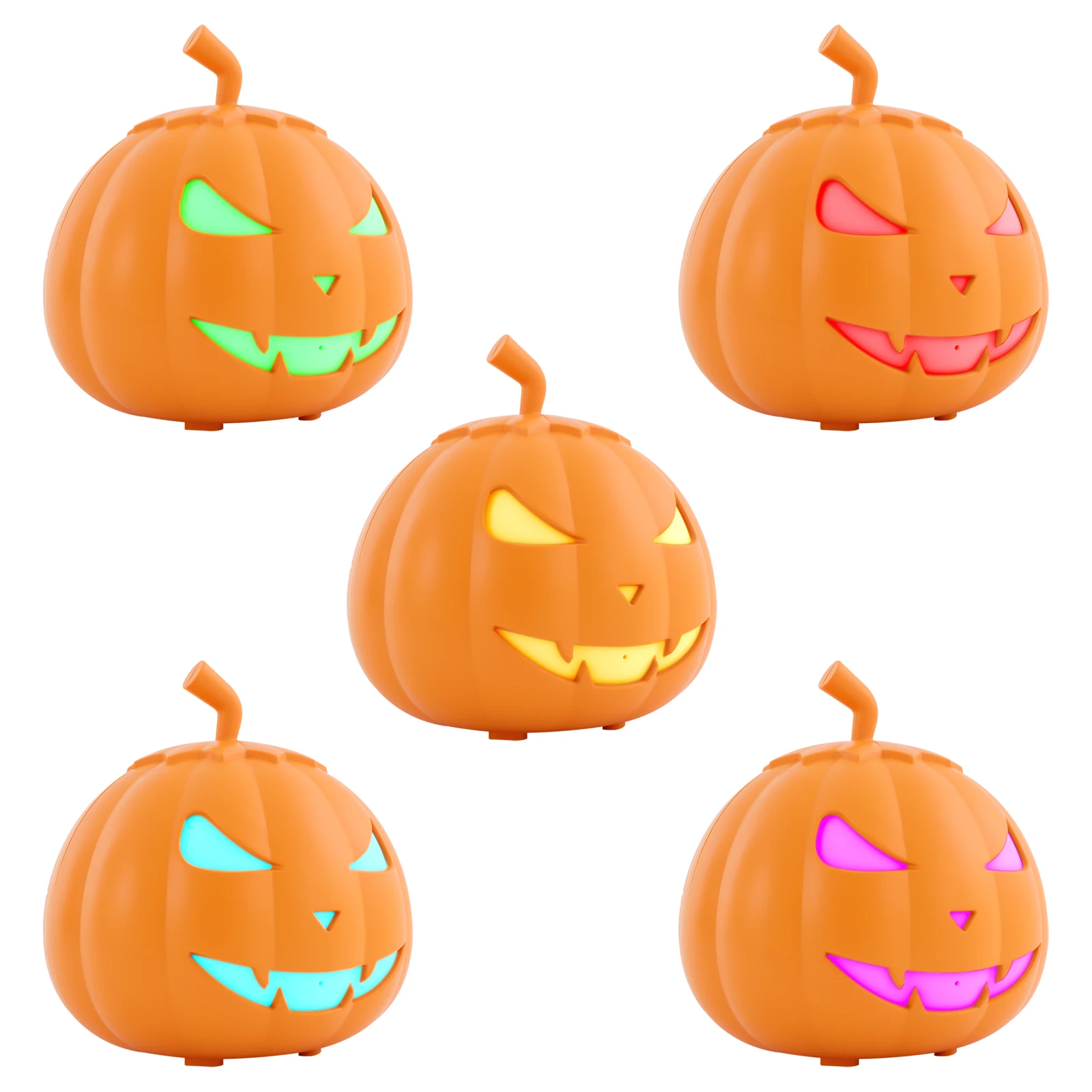 Halloween-LED-Nebelmaschine – Mini-Kürbis-Design für Außen- und Innendekorationen