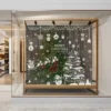 Weihnachten Fenster Aufkleber Set Santa Elch Schneeflocke Glas Cling Aufkleber Weihnachten Dekor 4