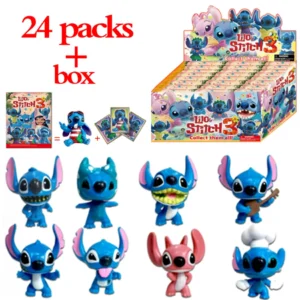 2-24 Stück Anime Stitch Blind Box Action Puppenset Sammlung PVC Modell Spielzeug Kindergeburtstagsgeschenke Stitch ﻿