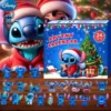 Disney Zubehör Stich Weihnachten Adventskalender Blind Box Lilo & Stitch Modell Puppe Anime Figur Mystery Box Kinder Spielzeug Weihnachten geschenk 1