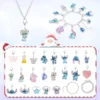 Stich Weihnachten Adventskalender Zufällige Box 24 Tage Weihnachten Countdown Diy Schmuck Armband Halskette Herstellung Kit Geschenk Kinder Spielzeug 5