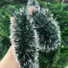 2/60M Weihnachten Lametta Band Grün Zuckerrohr Band Girlande DIY Weihnachten Baum Hängende Ornamente Hochzeit Hause Dekoration pendents 2