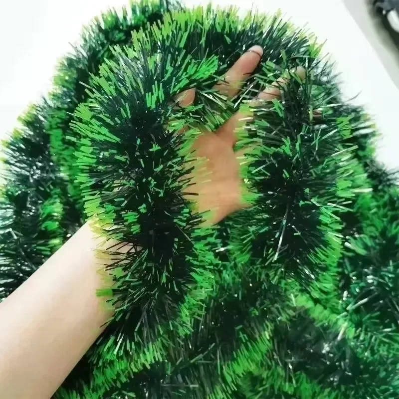 Weihnachten Lametta Bänder Grün Zuckerrohr Band Girlande Weihnachten Baum Hängen Anhänger Kranz Ornament Home Party Decor Liefert Großhandel 3