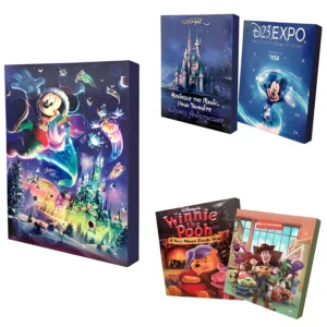 Disney Adventskalender Mickey Pooh Bär Buzz Lightyear Actionfigur Modellpuppen Weihnachten Countdown-Kalender Kinderspielzeug Geschenk