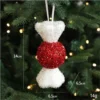 Weihnachtsbaumdekoration, rote und weiße Süßigkeiten, Lutscher, Weihnachtskugel, Anhänger, Ornamente, Neujahrsgeschenk, Weihnachtsdekoration für Zuhause 3