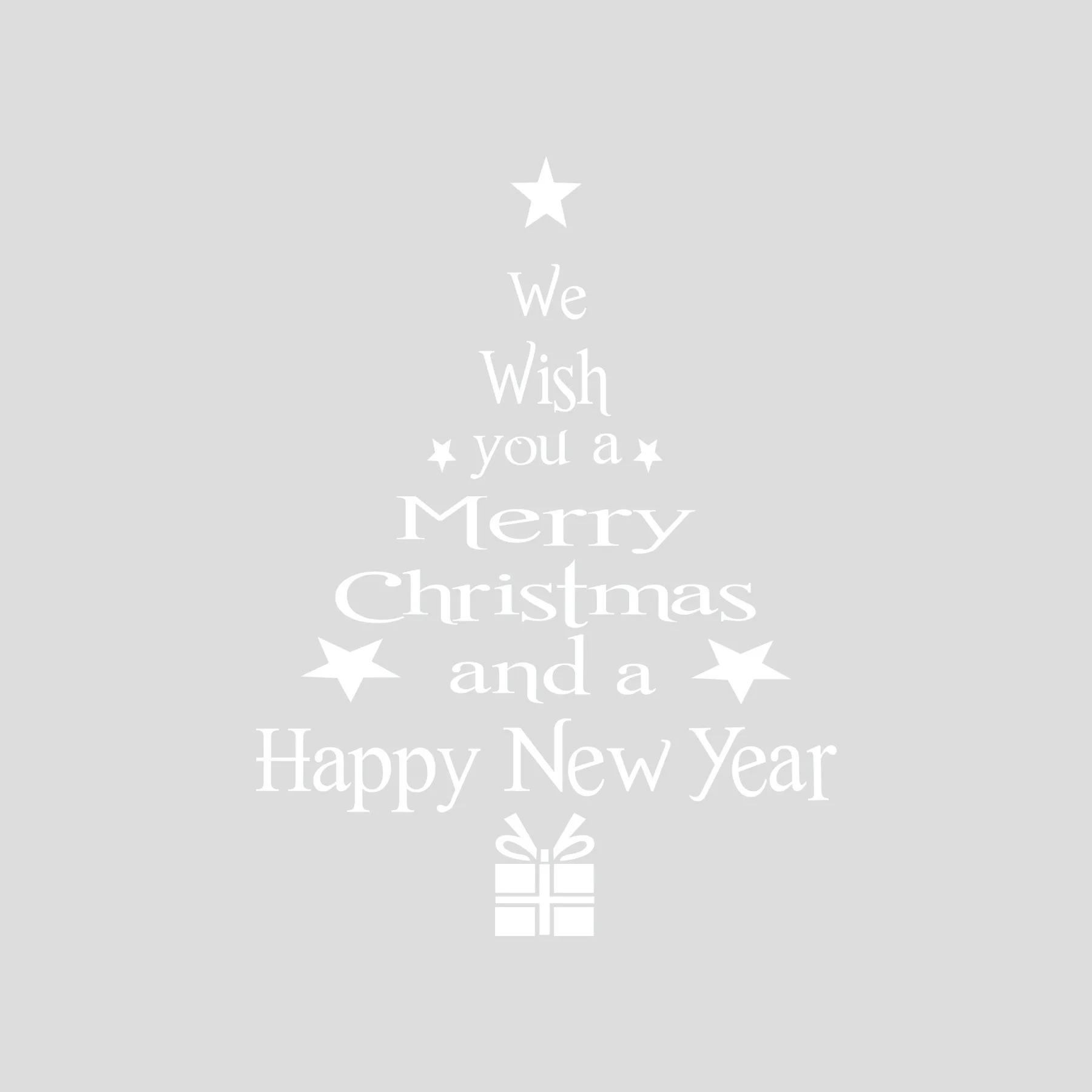 1pc Frohe Weihnachten Fenster Wanda uf kleber Neujahr kreative Abziehbilder wasserdicht Segen Weihnachts baum Haushalt Dekoration Aufkleber 6