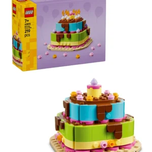 Lego Creative 40815, Geburtstagsparty-Kuchen, Jungen- und Mädchen-Puzzle, Zusammenbau von Bausteinen, Spielzeug, Kindertagsgeschenk