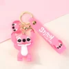 Disney Anime Stich Schlüsselanhänger Niedliche Figur Puppe Rucksack Anhänger Auto Schlüsselanhänger Zubehör Schultasche Anhänger Spielzeug Geschenk für Kinder 4