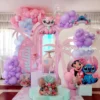 Neue 3D Lilo & Stitch Thema Geburtstag Party Luftballons Bogen Girlande Kette Kit Kinder Aufblasbare Spielzeug Globos Geschenke Liefert