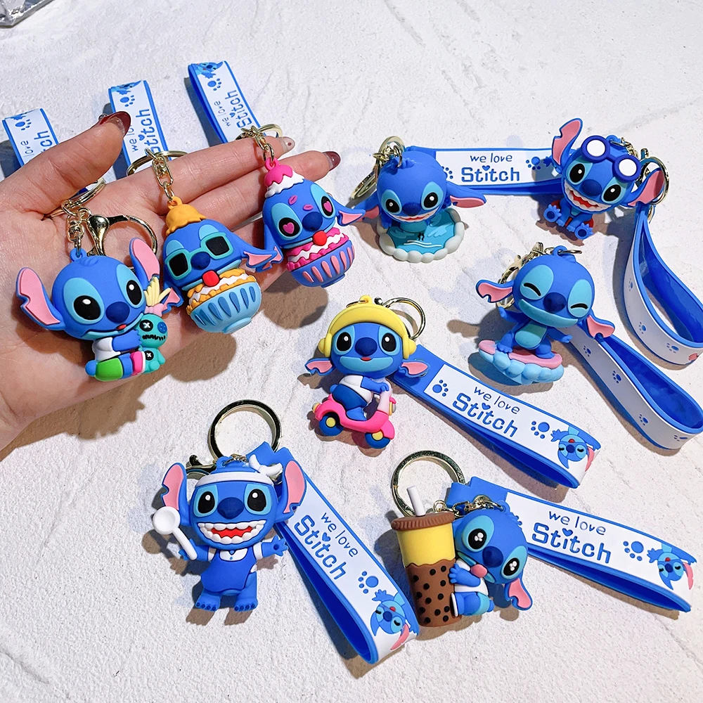 Stitch Surf Schlüsselanhänger – Schlüsselanhänger im hawaiianischen Strandstil, Disney-Sommerurlaubszubehör für Schwimmtaschen und Handtücher, Halloween-Geschenke 6