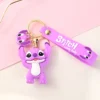 Disney Anime Stich Schlüsselanhänger Niedliche Figur Puppe Rucksack Anhänger Auto Schlüsselanhänger Zubehör Schultasche Anhänger Spielzeug Geschenk für Kinder 3