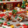Lego Christmas Series 40642, niedlicher Lebkuchenmann, Spleißblöcke, Kinderspielzeug, Geschenk, Geschenk 2