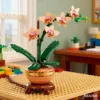 LEGO-Bausteine, Blumenserie 10343 10328 10311 10368, Blumenstrauß-Sammlung, Bonsai-Pflanzen, Heimdekoration, Ornamente 2