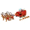 Lego-Blockspielzeug 40499 Weihnachtsmann-Schlitten-Spielzeug, Desktop-Dekoration, Ornament, Block, Geschenke für Jungen und Mädchen 6