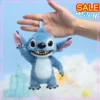Neue al Disney 16/28 cm Stich Plüsch Figur Puppe Kawaii Anime Stich Rucksack Anhänger Puppe Gefüllte Plüsch Schlüsselbund spielzeug Geschenk 5