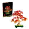 Lego-Bausteine 10348 Red Maple Tree Bonsai Flower Plant Series Zusammengebautes Puzzle-Spielzeug für Kinder und Herren, 2025, neue Ausgabe