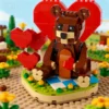 Lego Block Square Head Serie 40462, Valentinstag, kleiner Bär, Jungen und Mädchen, Puzzle, Bausteine, Spielzeug, Geschenk 2