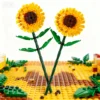 LEGO 40524 Sonnenblumen, Sonnenblumen, Blumen, Blumenarrangement, Festival, Bausteine für Männer und Frauen, Spielzeuggeschenke 4