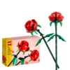 Lego Block Square Head Series LG-40460 Rose Zusammengebautes Blockspielzeug Geschenk für Jungen und Mädchen